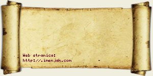 Jovana Puslojić vizit kartica